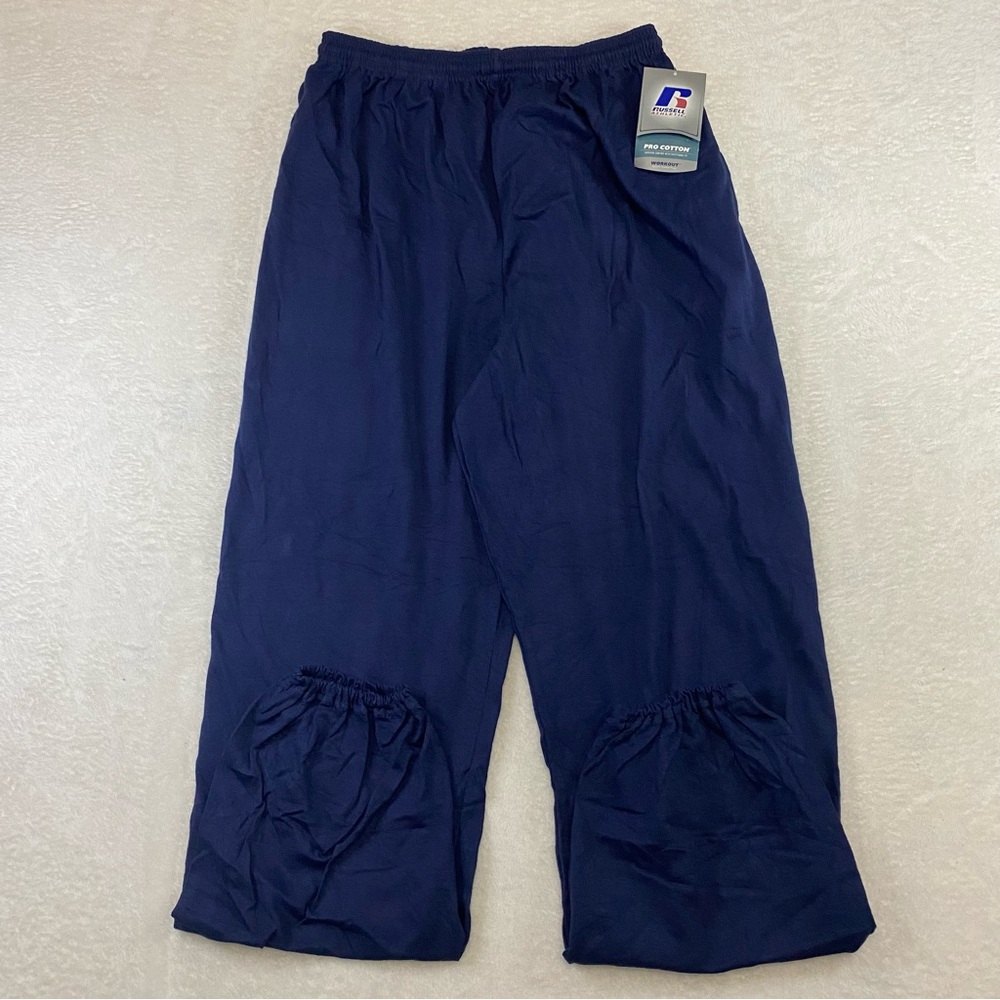 NWT Russell Athletic Men's Pro Cotton Jogger Athletic Casual Pants Navy Blue XL